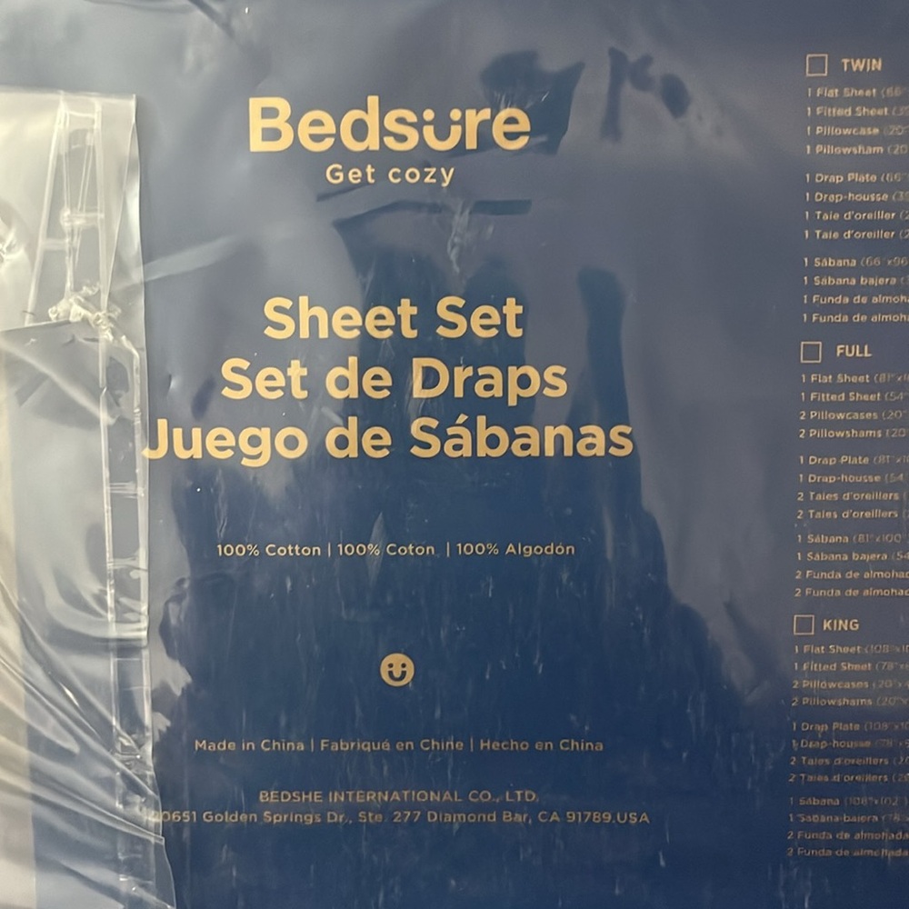 *Gray Sheet Set - Picture 2 of 3